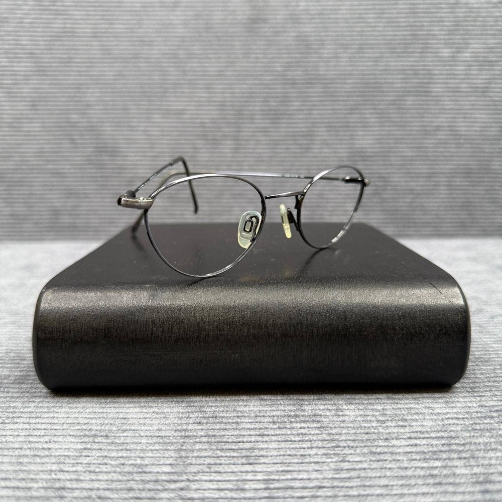 Celebrity by Altair Y2k Eyewear SBlue Oval Metal Glasses Frames Italy 48-20-135 - Picture 2 of 11